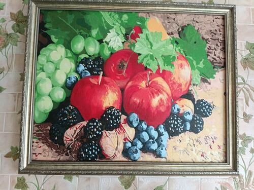 Фотографии готовых работ картин по номерам и алмазной мозаики