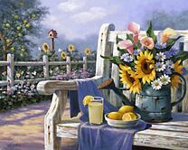 Лимонад и цветы