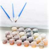 Картина по номерам 40x50 GX38402 Ваза с букетом белых пионов у окна за 597 руб. в интернет-магазине Картина по номерам 40x50 Ваза с букетом белых пионов у окна