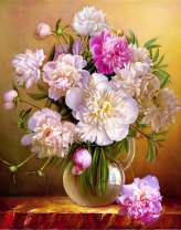 Домашний букет пионов